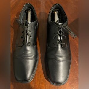 ROCKPORT MEN’S WALKABILITY HYDRO SHIELD WATERPROOF BLACK DRESS SHOES SIZE 10.5M
